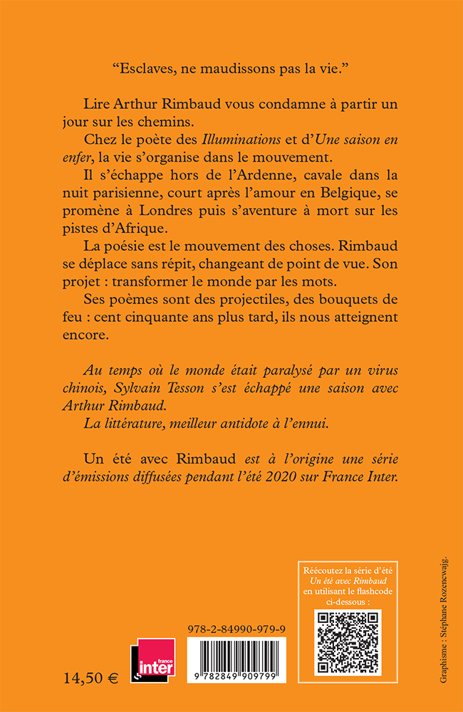 Un été avec Rimbaud. Sylvain Tesson - verso