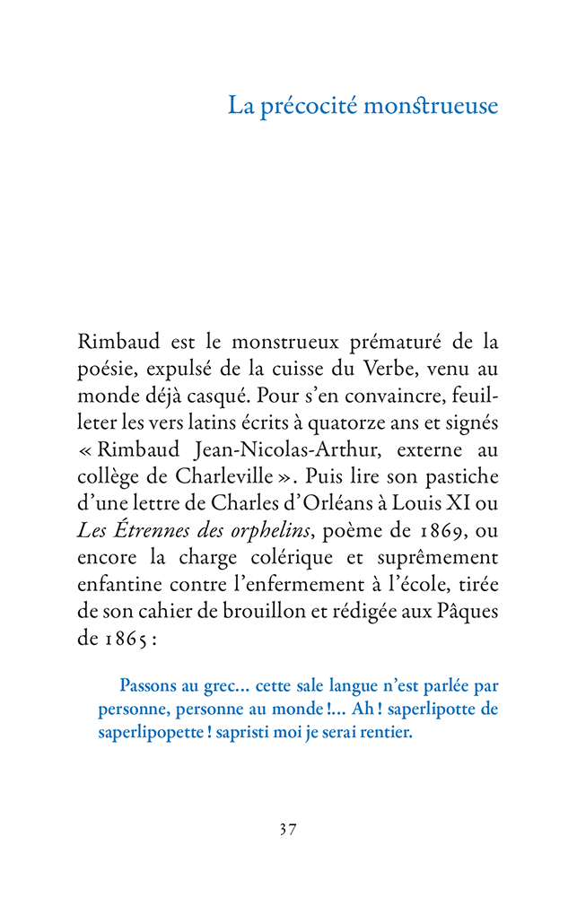 Un été avec Rimbaud Sylvain Tesson - p37