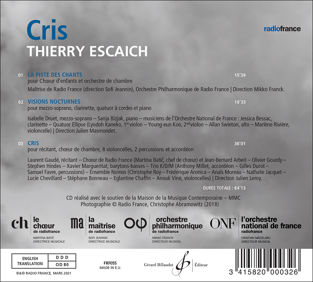 Thierry Escaich-Cris-Verso