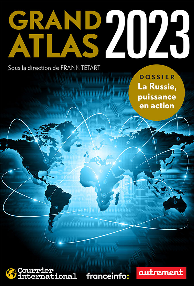 Grand Atlas 2023. sous la direction de Frank Tétart. Livre. franceinfo /  Autrement
