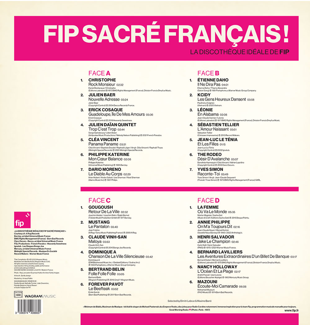 Fip Sacré français ! -Vinyle verso