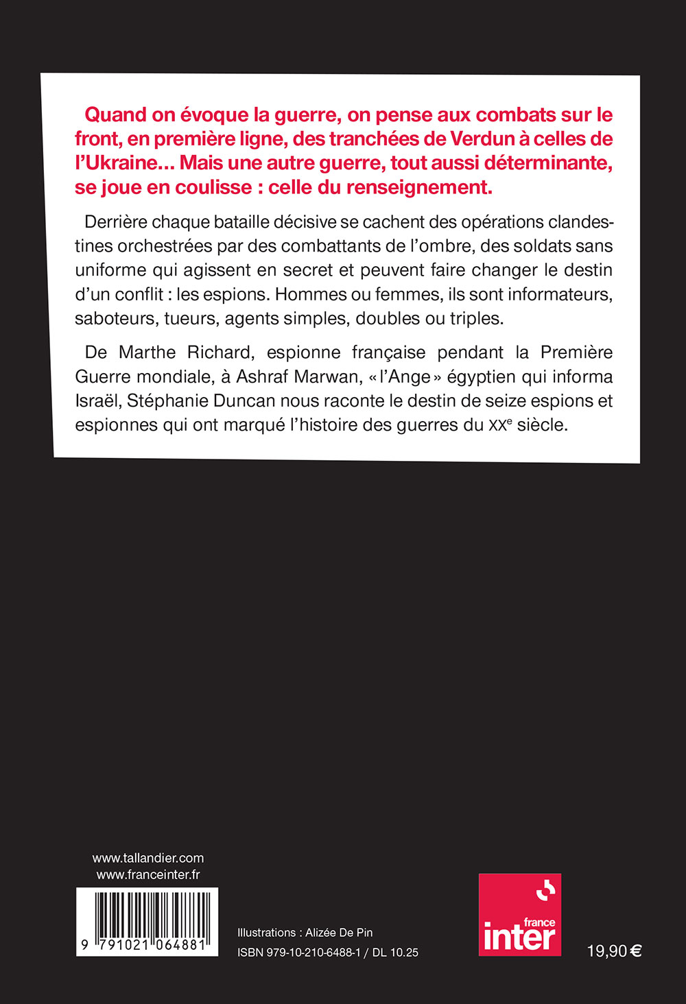 Espions en guerre. Stéphanie Duncan_C4