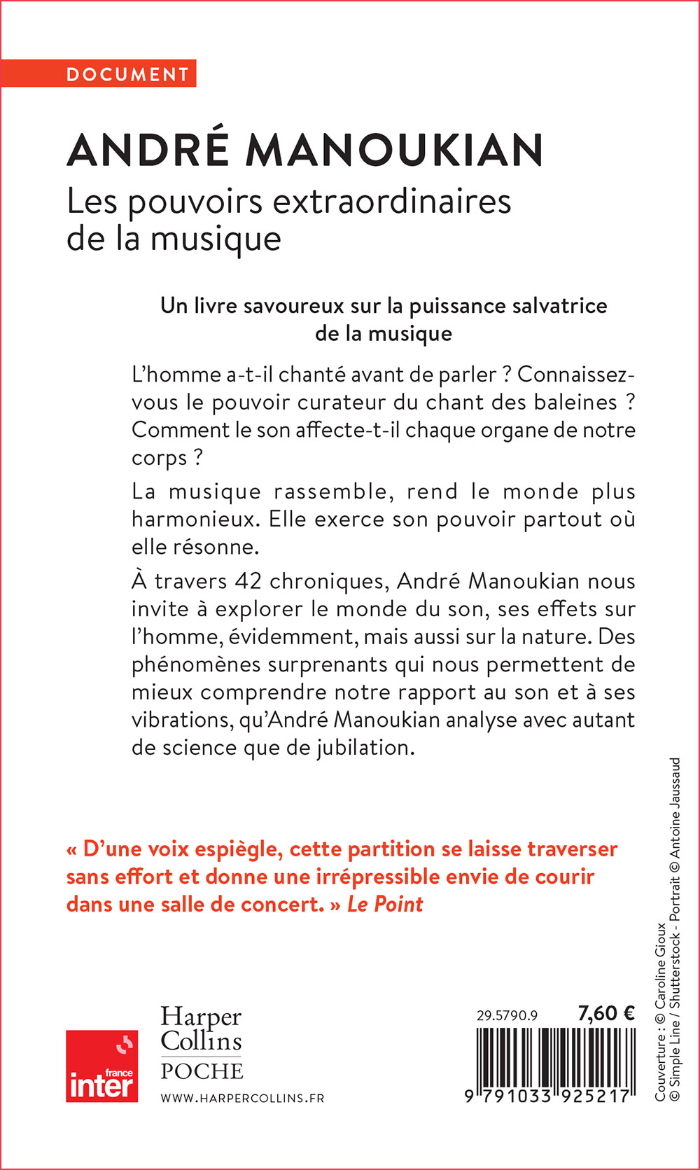 Les pouvoirs extraordinaires de la musique. André Manoukian-Poche_C4