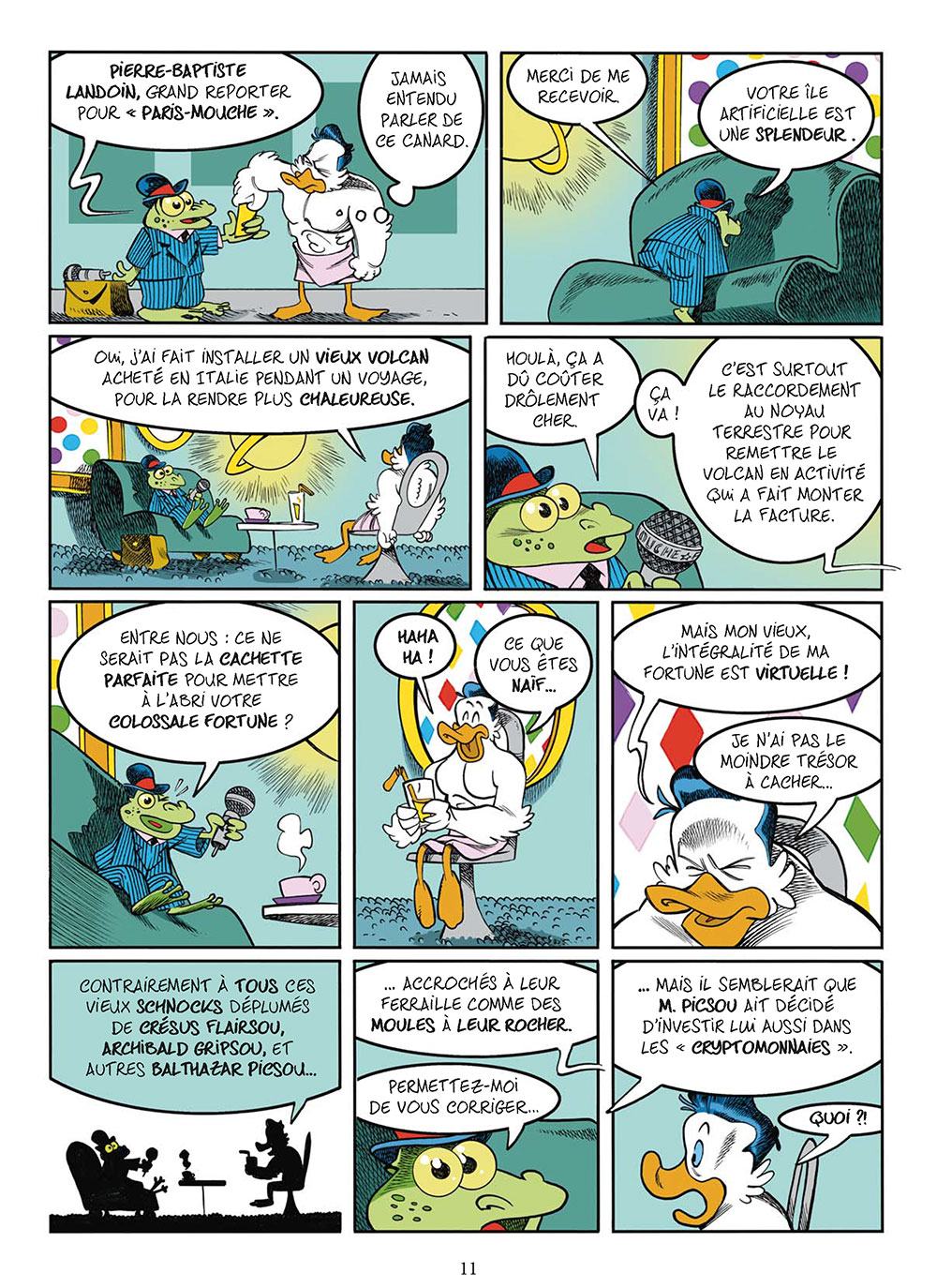 Picsou et les bit-coincoins. Jul et Keramidas-page 11