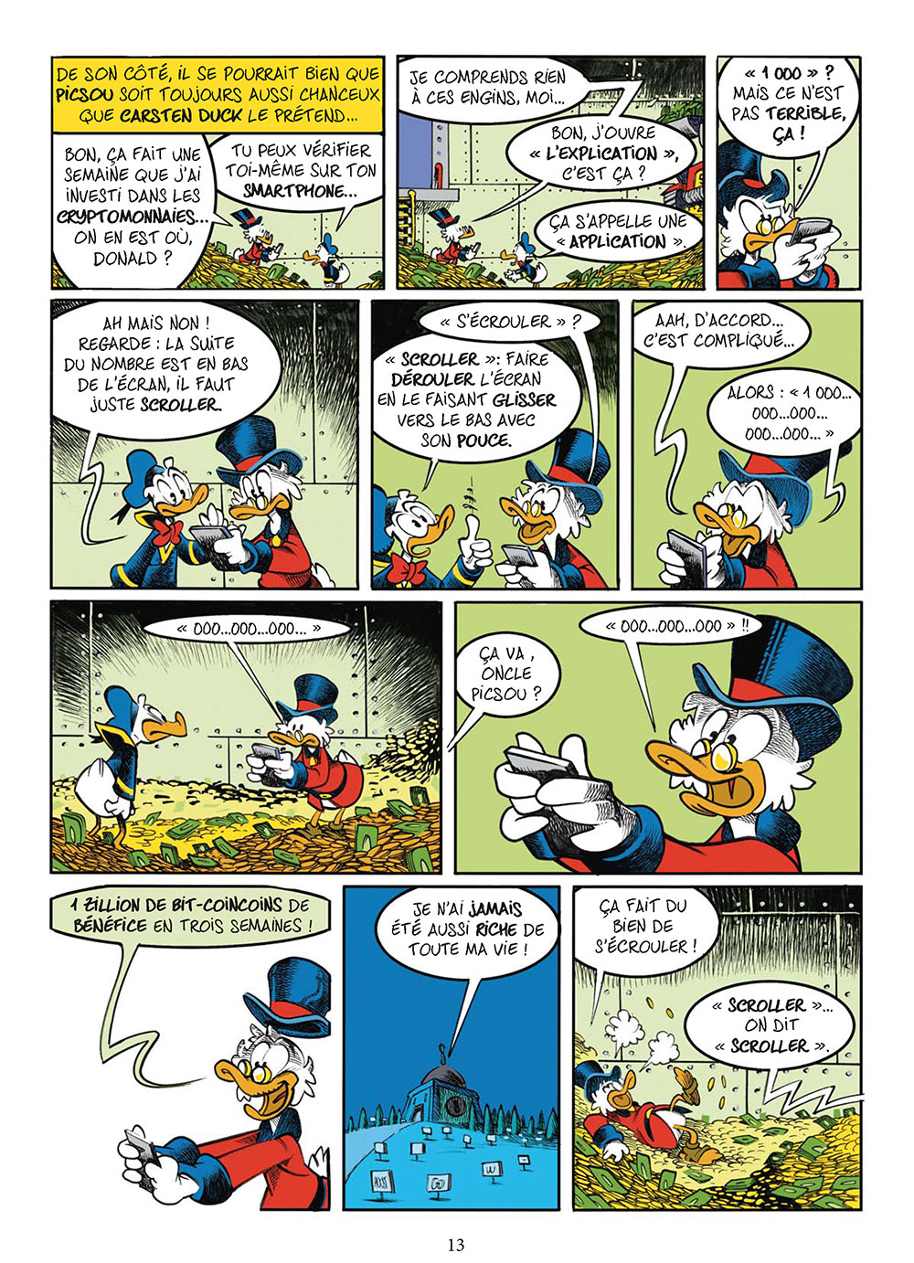 Picsou et les bit-coincoins. Jul et Keramidas-page 13