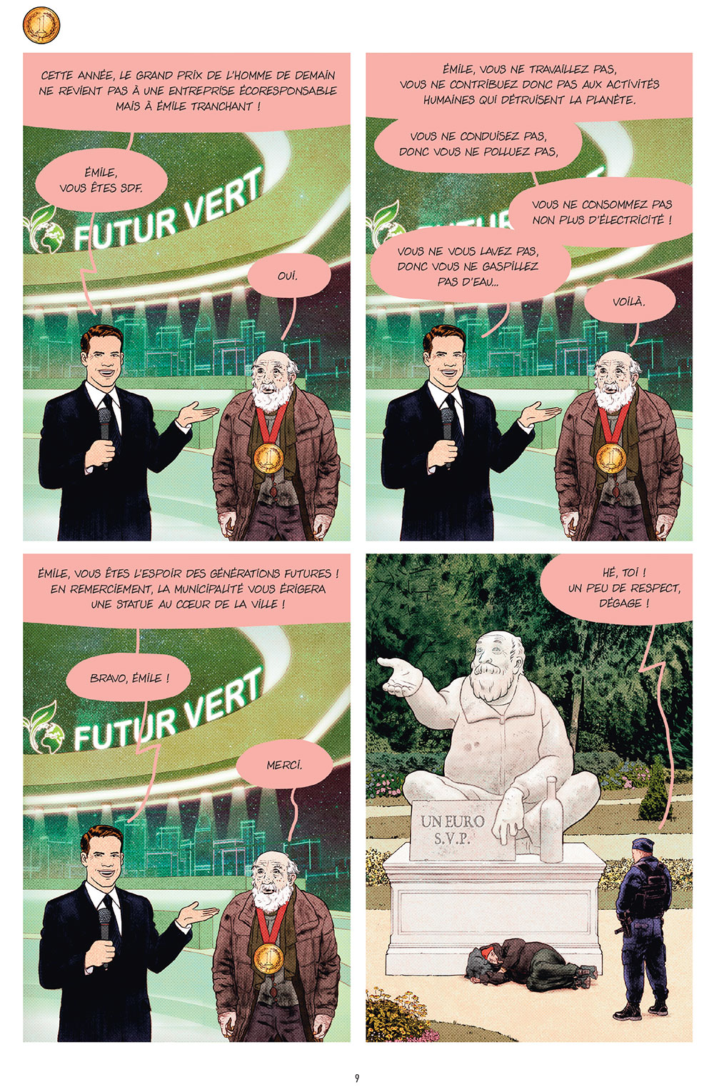 BD Faut pas prendre les cons pour des gens. Emmanuel Reuzé-page 09