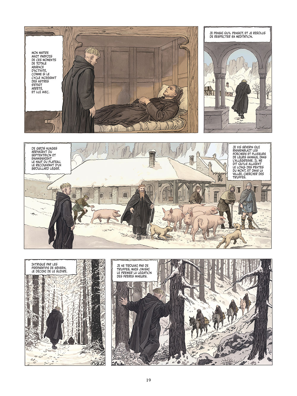 Le Nom de la rose-Tome 2. Milo Manara. Umberto Eco_p 19