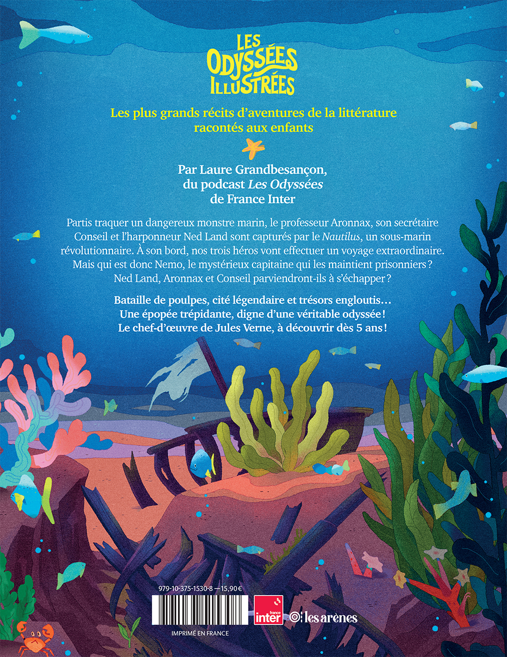 Vingt mille lieues sous les mers. Laure Grandbesançon_verso