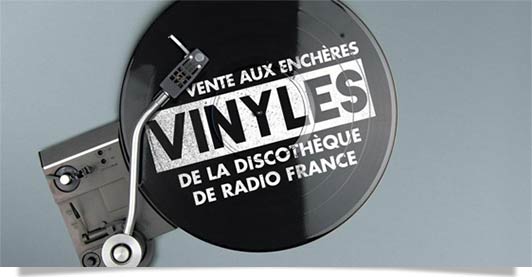 Vente aux enchère de vinyles à Radio France samedi 23 septembre 2017