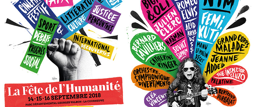 La Fête de l'Humanité du 14 au 16 septembre 2018