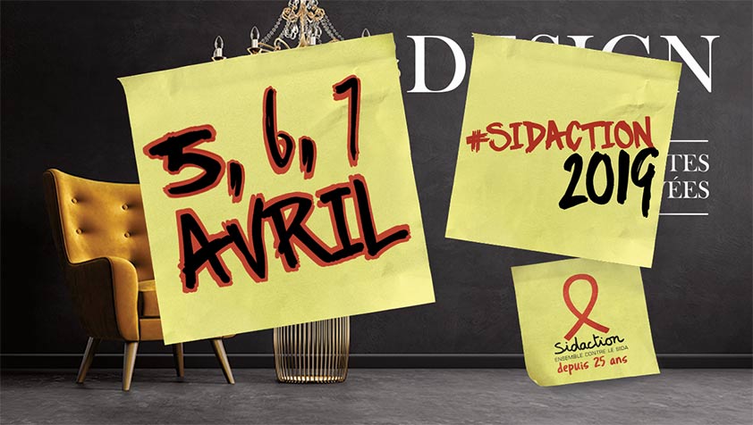 Sidaction les 5, 6, 7 avril 2019