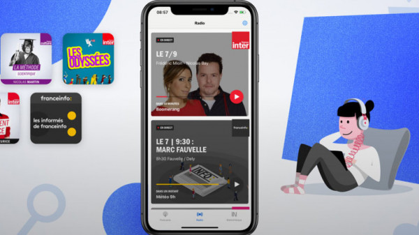 Toutes vos radios et vos podcasts sur l'appli Radio France