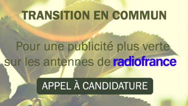 Pour une publicité plus verte sur les antennes de Radio France 