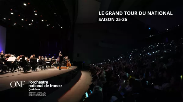 Le Grand Tour de l'Orchestre National de France : 7 concerts dans toute la France du 6 au 13 janvier 2026