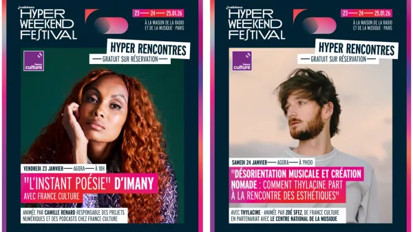 France Culture rejoint l’aventure de l’Hyper Weekend Festival