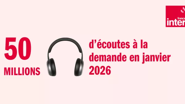 France Inter, radio la plus podcastée de France avec 50 millions d’écoutes à la demande en janvier 2026