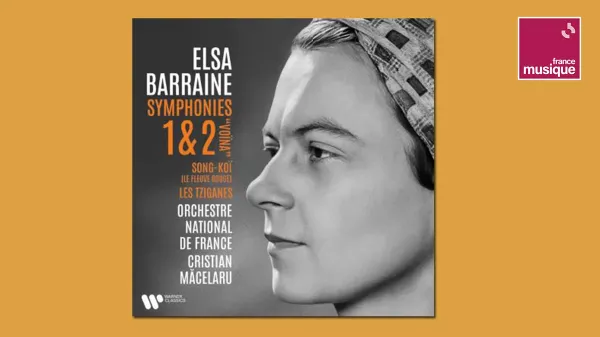 Elsa Barraine par l'Orchestre National de France, nouvel album chez Warner Classics