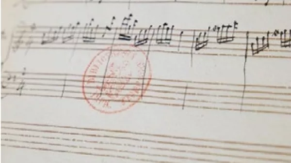 SOUS EMBARGO France Musique va diffuser en avant-première mondiale lundi 22 juin à 15h l'intégralité de la pièce unique de Mozart découverte par la BnF