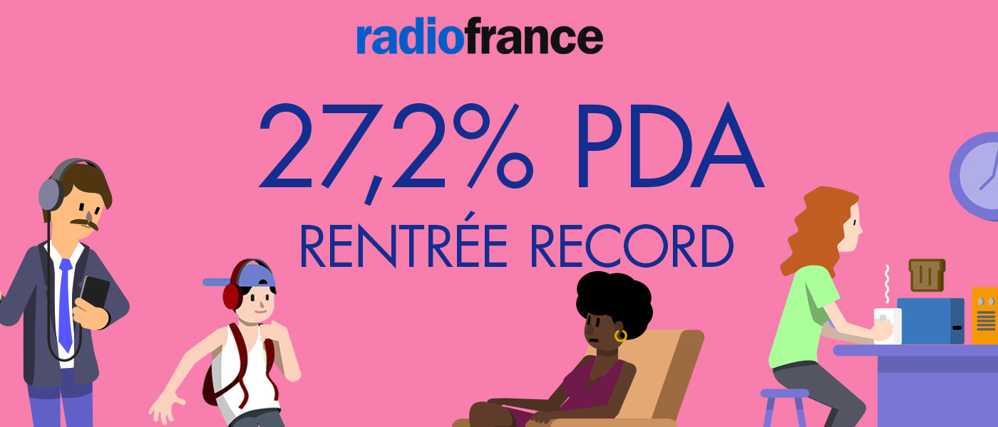 Rentrée record en part d’audience pour Radio France 