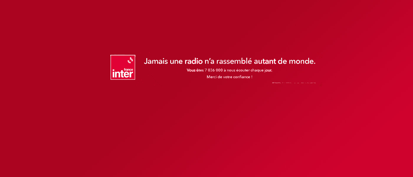 France inter, 1re radio à dépasser les 7 millions d'auditeurs quotidiens