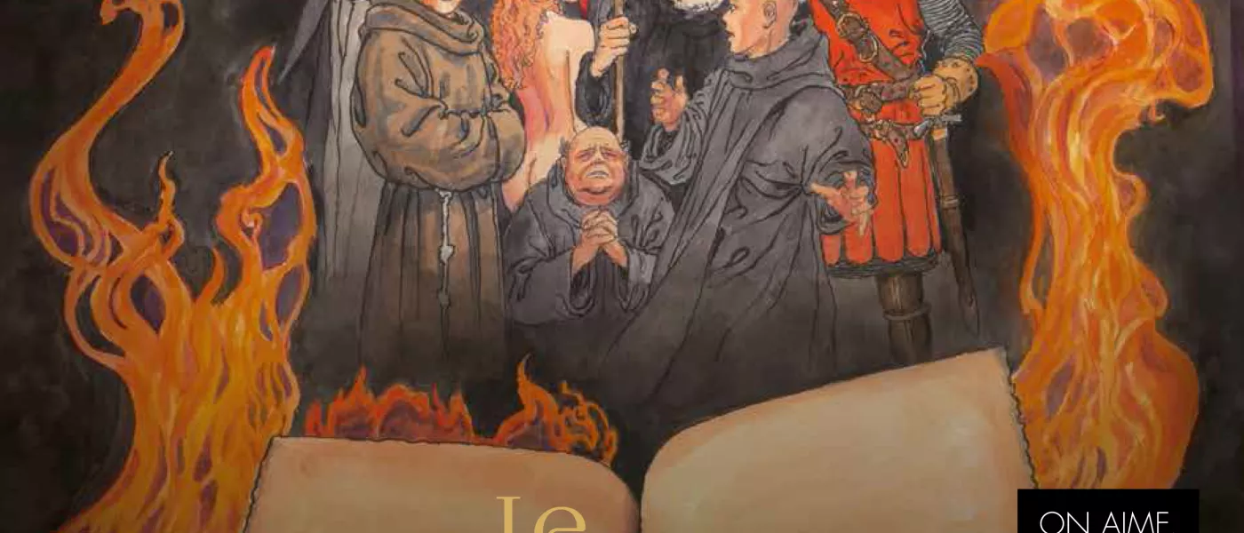 Editions Radio France // BD : "Le Nom de la Rose Tome 2 " Milo Manara  (éd. Glénat - France Inter)