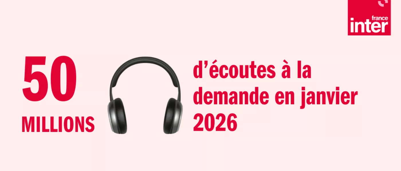 France Inter, radio la plus podcastée de France avec 50 millions d’écoutes à la demande en janvier 2026