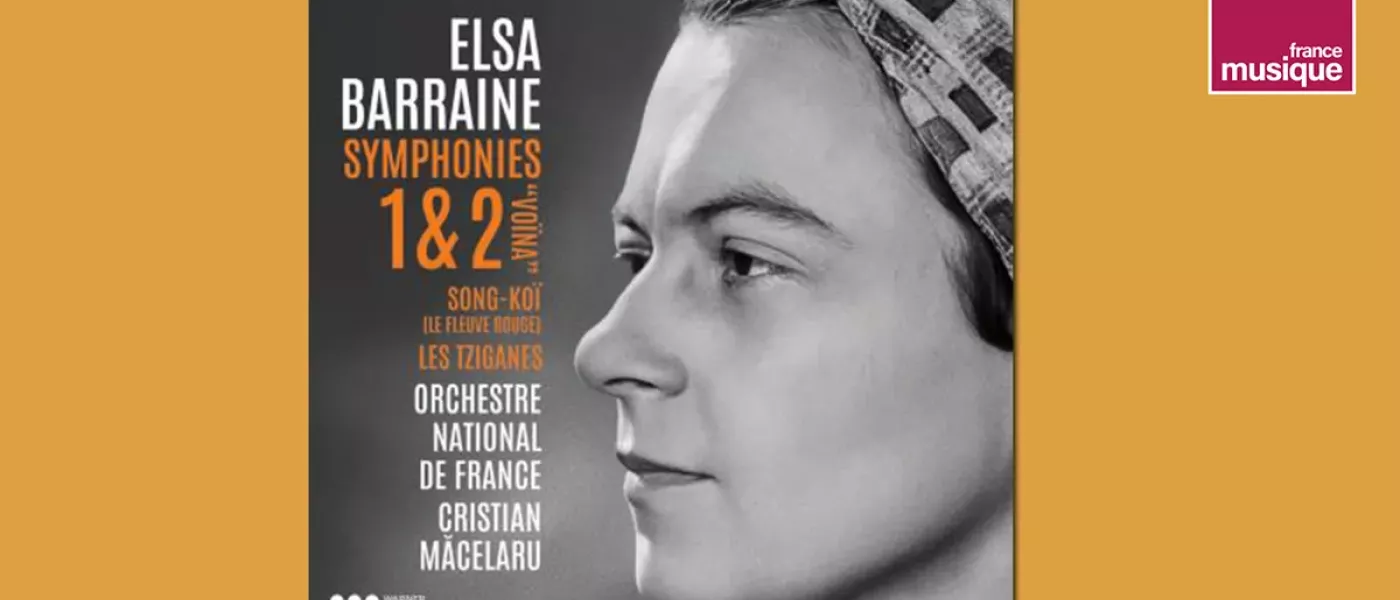 Elsa Barraine par l'Orchestre National de France, nouvel album chez Warner Classics