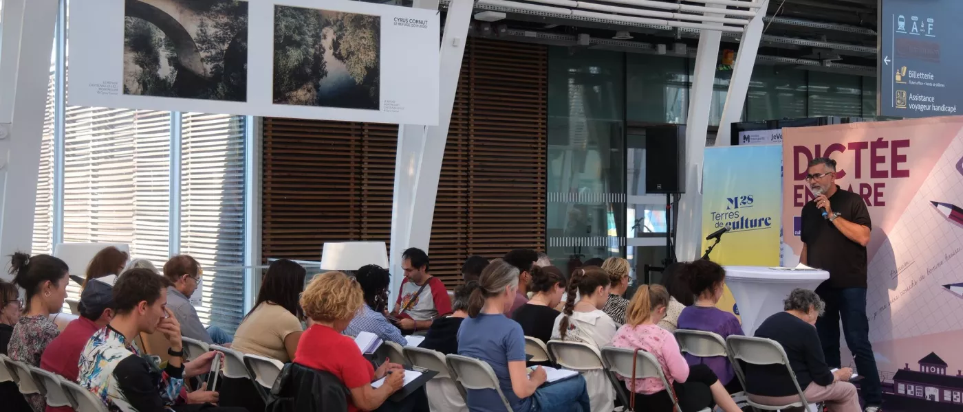 Le tour de France de la "Dictée En Gare" est de retour : Monaco Monte-Carlo, Dijon, Dieppe, Pau, Lyon, Nancy, Tours, Lorient...