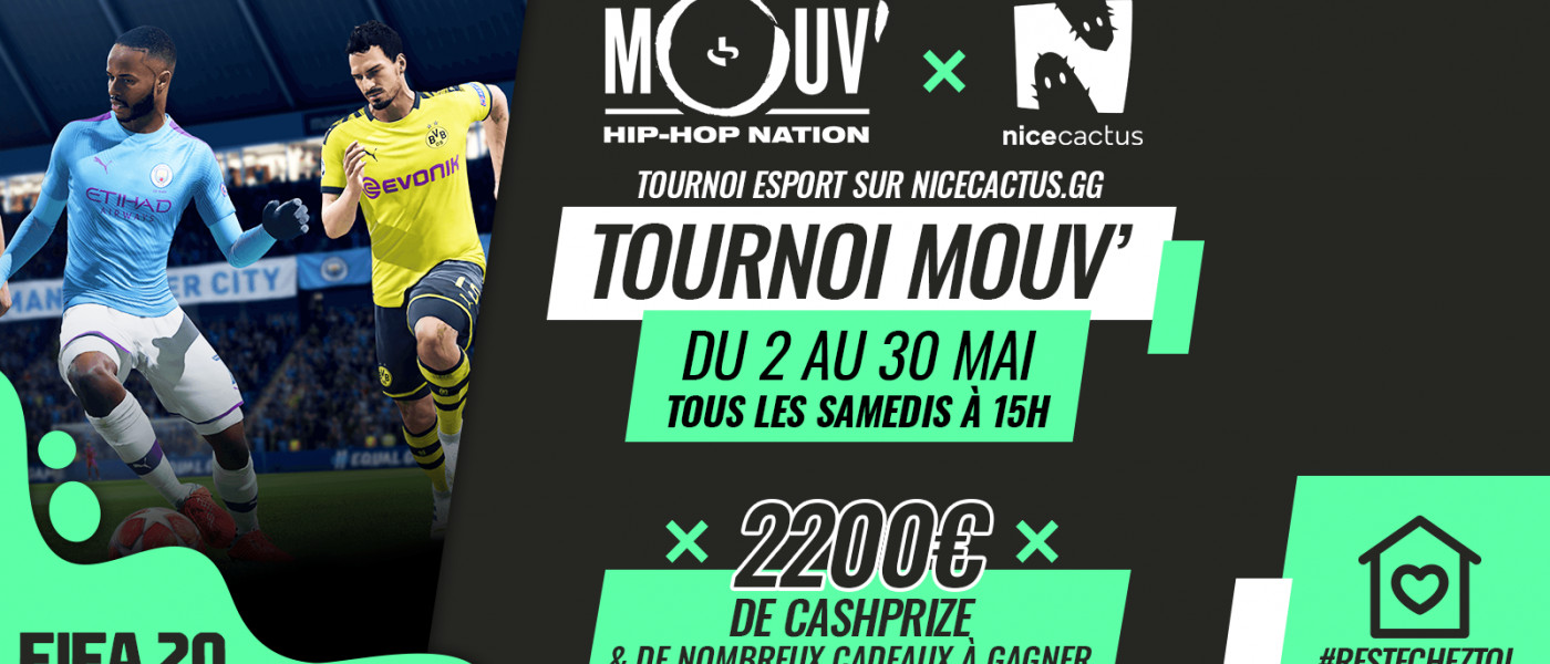 Mouv' lance son premier tournoi e-sport avec Nicecactus