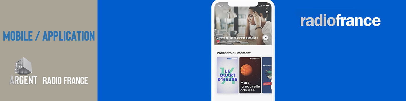 L'application mobile Radio France récompensée au Grand Prix Stratégie du digital 2021