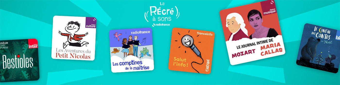 Retrouvez les podcasts de Radio France destinés aux enfants sur tous les appareils équipés d'Alexa
