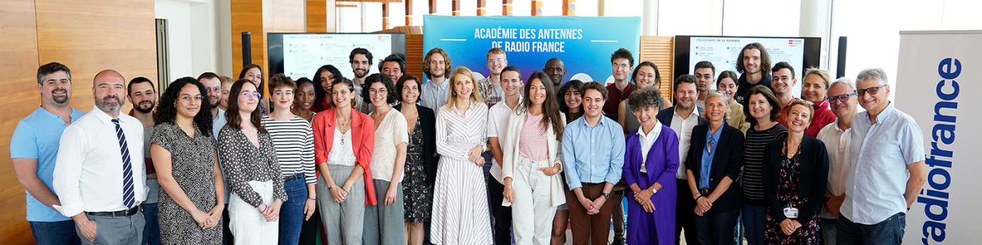 Eté 2023 : La troisième promotion de l'Académie d'été rejoint les antennes de Radio France