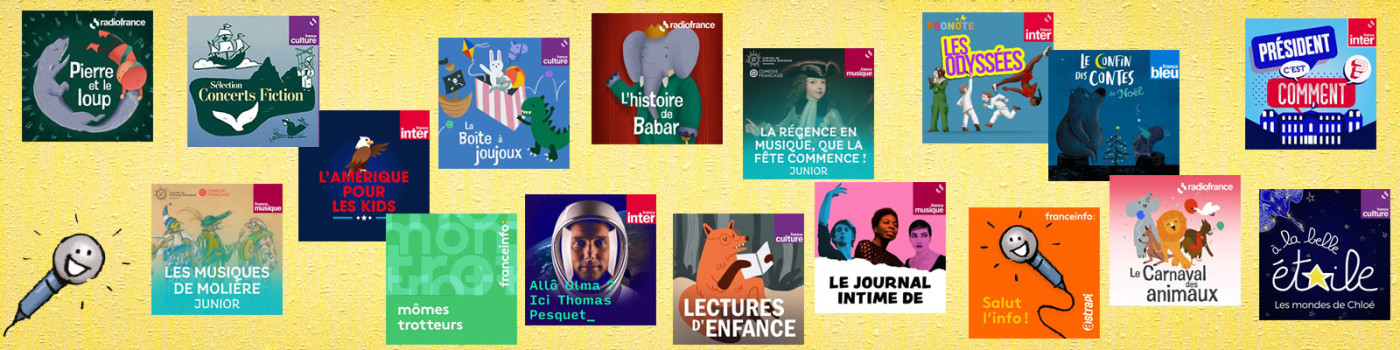 Les podcasts Radio France pour les enfants de 7 à 9 ans