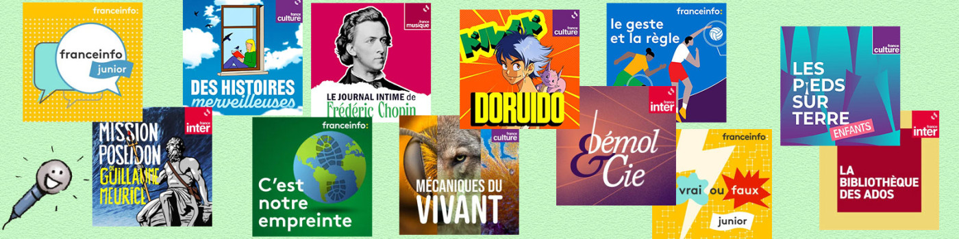Les podcasts Radio France pour les enfants de 10 à 13 ans