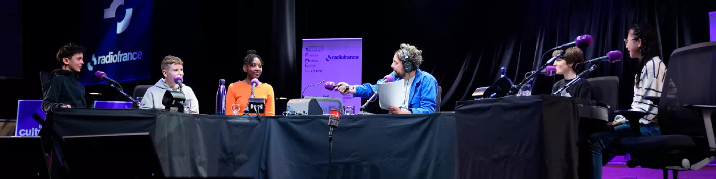 La Semaine de la presse et des médias dans l'École à Radio France 2026