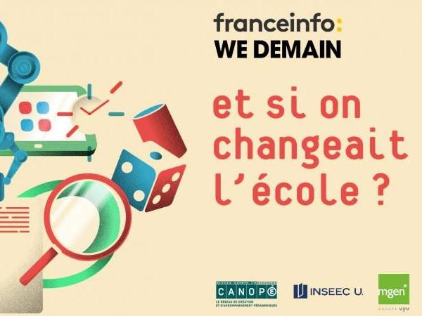 Et si on changeait l'école : un événement franceinfo et WE Demain le 23 janvier 2020 à Radio France