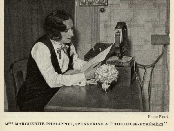 Marguerite Phalippou, speakerine à Toulouse-Pyrénées