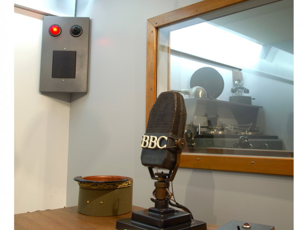 Reconstitution du studio Radio Londres, Musée de Radio France