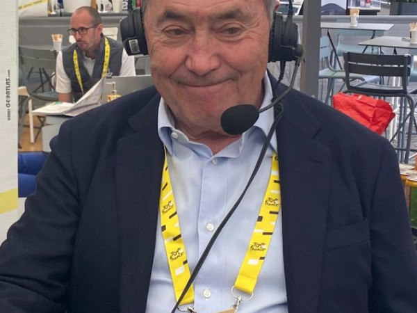 Eddy Merckx invité des Informés du Tour sur franceinfo, le 7 juillet 2022