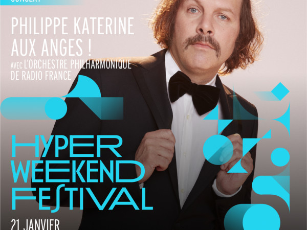 Philippe Katerine avec l'Orchestre Philharmonique de Radio France en concert à l'Hyper Weekend Festival le 21 janvier 2023
