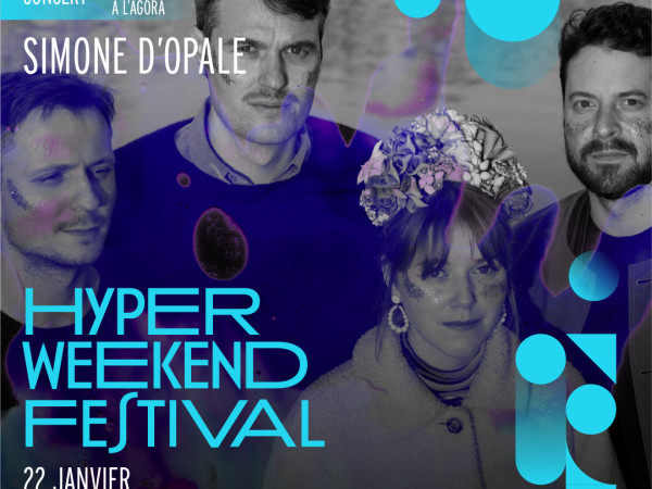 Simone D'Opale en concert à l'Hyper Weekend Festival le 22 janvier 2023