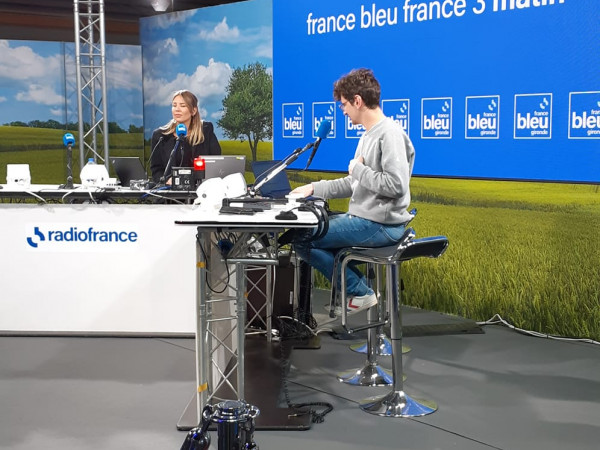Plateau France Bleu France 3 matin au Salon de l'agriculture