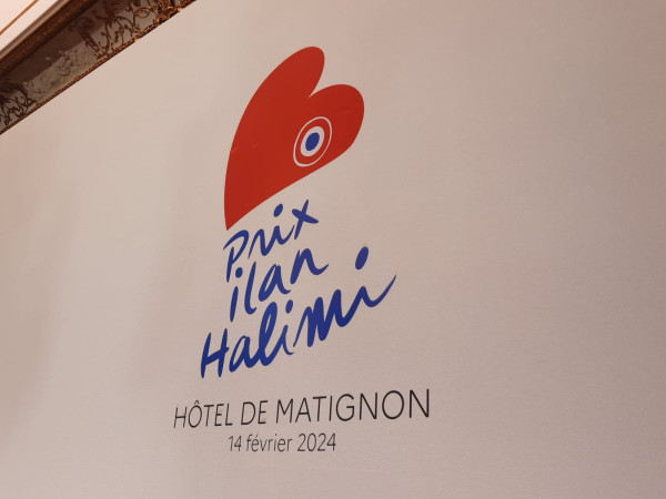 Remise des Prix Ilan Halimi à l'Hôtel de Matignon le 14 février 2024