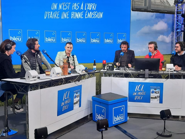 « On n'est pas à l'abri d'faire une bonne émission » sur France Bleu en direct du salon