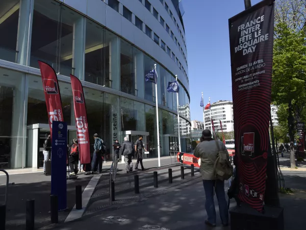 Radio France fête le vinyle à l'occasion du Disquaire Day 2015 - crédit photo : RF/Christophe Abramowitz