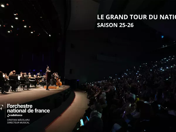 Le Grand Tour de l'Orchestre National de France : 7 concerts dans toute la France du 6 au 13 janvier 2026
