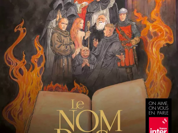 Editions Radio France // BD : "Le Nom de la Rose Tome 2 " Milo Manara  (éd. Glénat - France Inter)