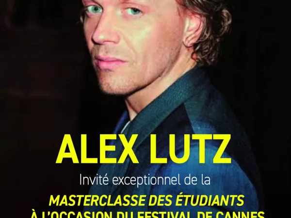 Alex Lutz, invité exceptionnel de la "Masterclasse des étudiants" à l'occasion du Festival de Cannes