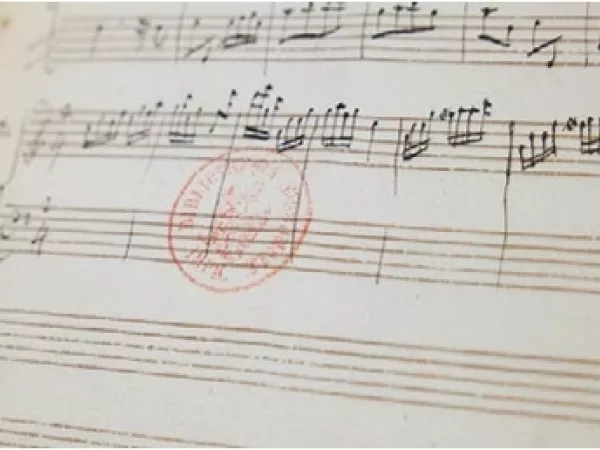 SOUS EMBARGO France Musique va diffuser en avant-première mondiale lundi 22 juin à 15h l'intégralité de la pièce unique de Mozart découverte par la BnF