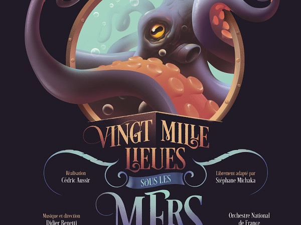 EDITIONS RADIO FRANCE/  Livre-CD illustré "Vingt mille lieues sous les mers" de Jules Verne librement adapté par Stéphane Michaka